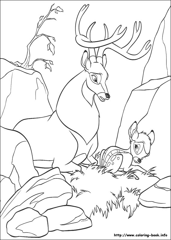 Bambi 2 coloring picture